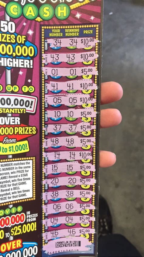 check winning scratch off ticket.